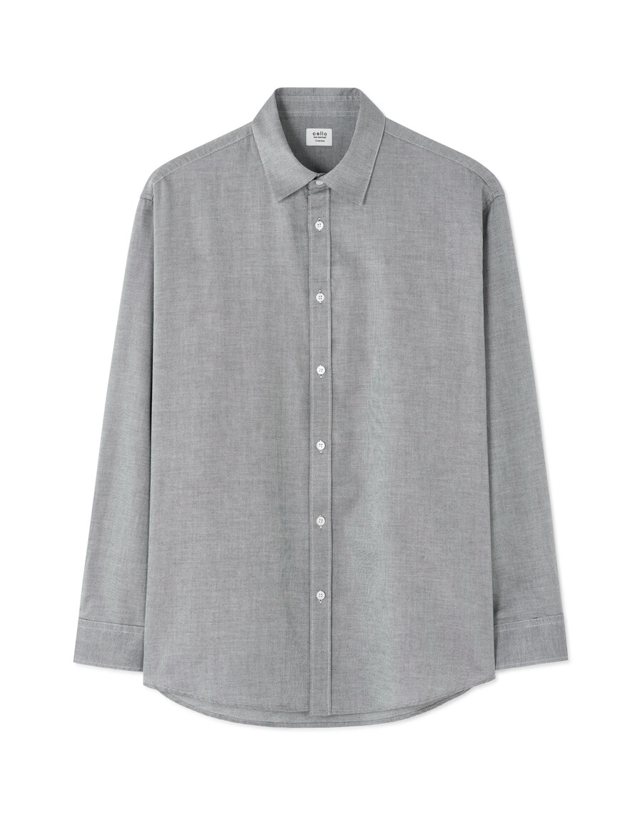 camisa oxford extragrande 100 algodón