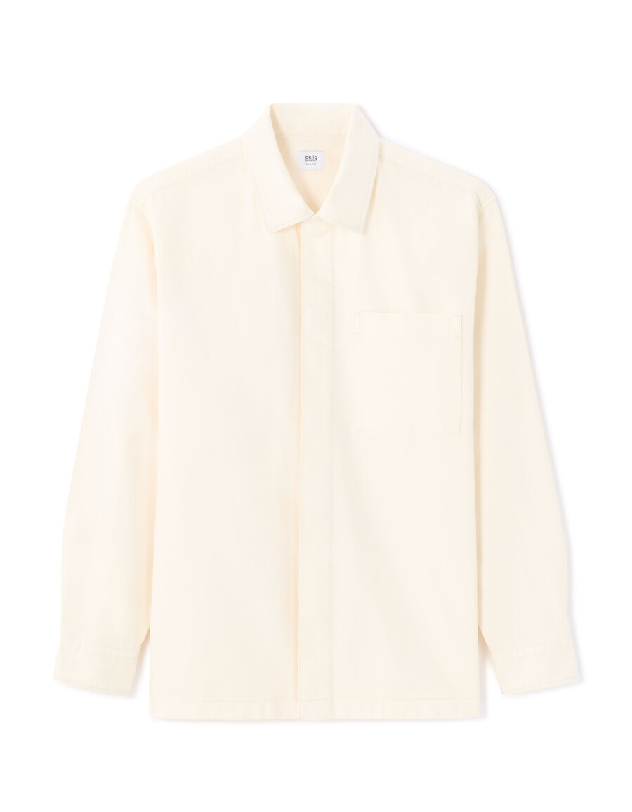 camisa vaquera blanca 100 algodón