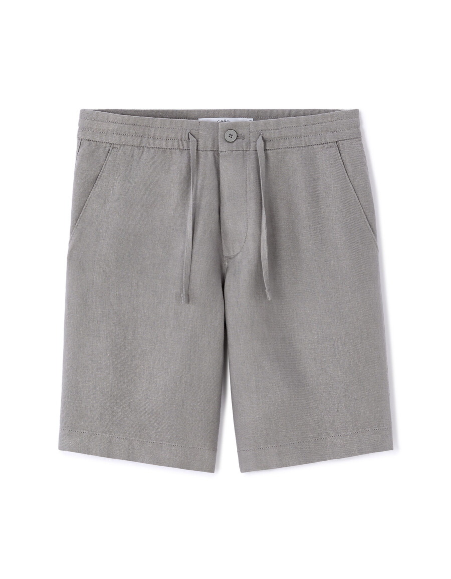 bermudas 100 lino