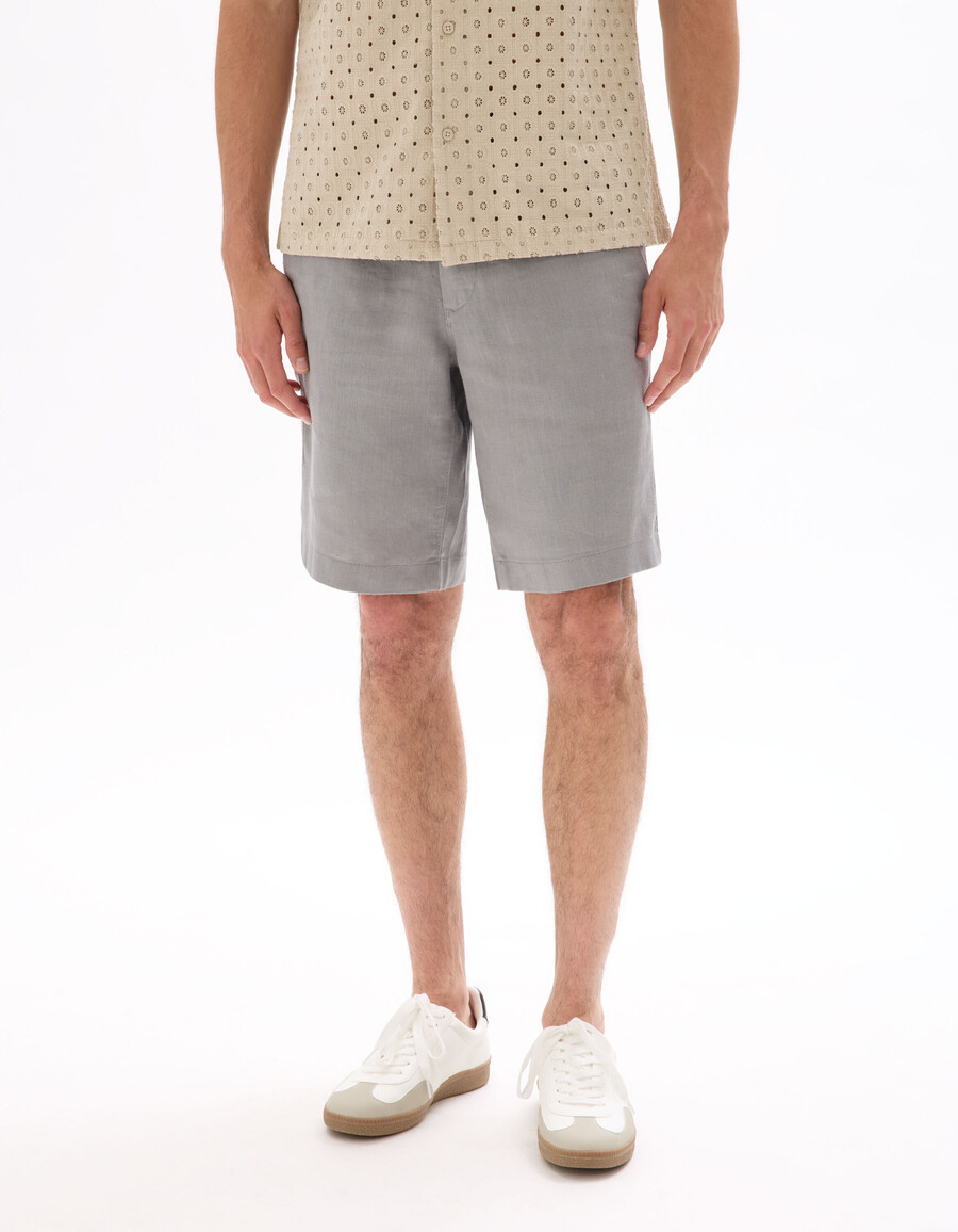 bermudas 100 lino