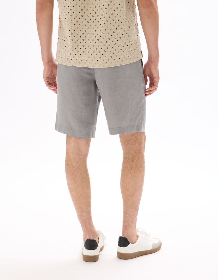 bermudas 100 lino