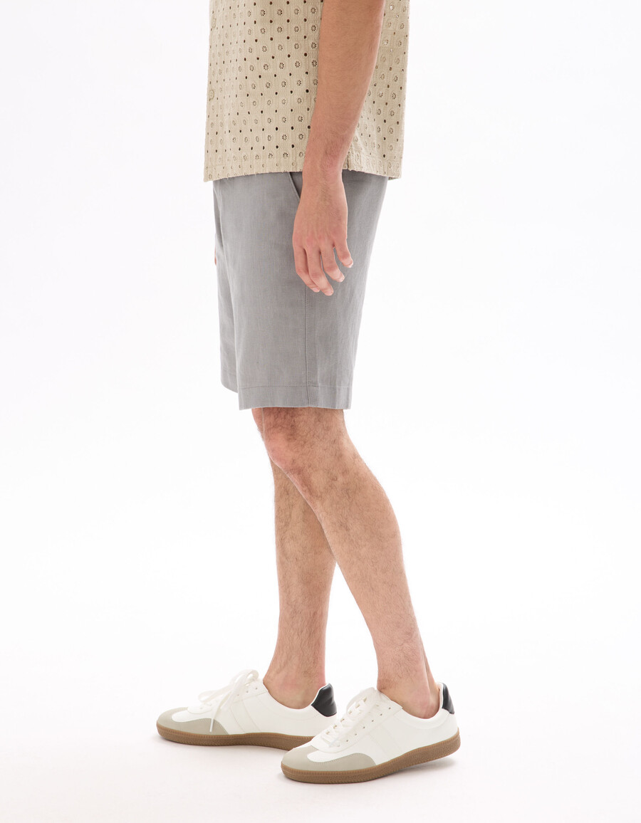 bermudas 100 lino
