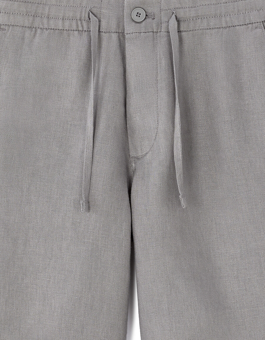 bermudas 100 lino