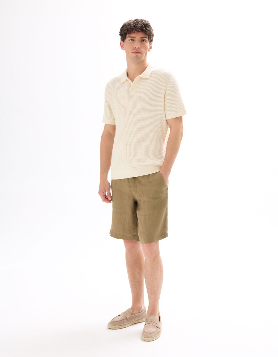 bermudas 100 lino