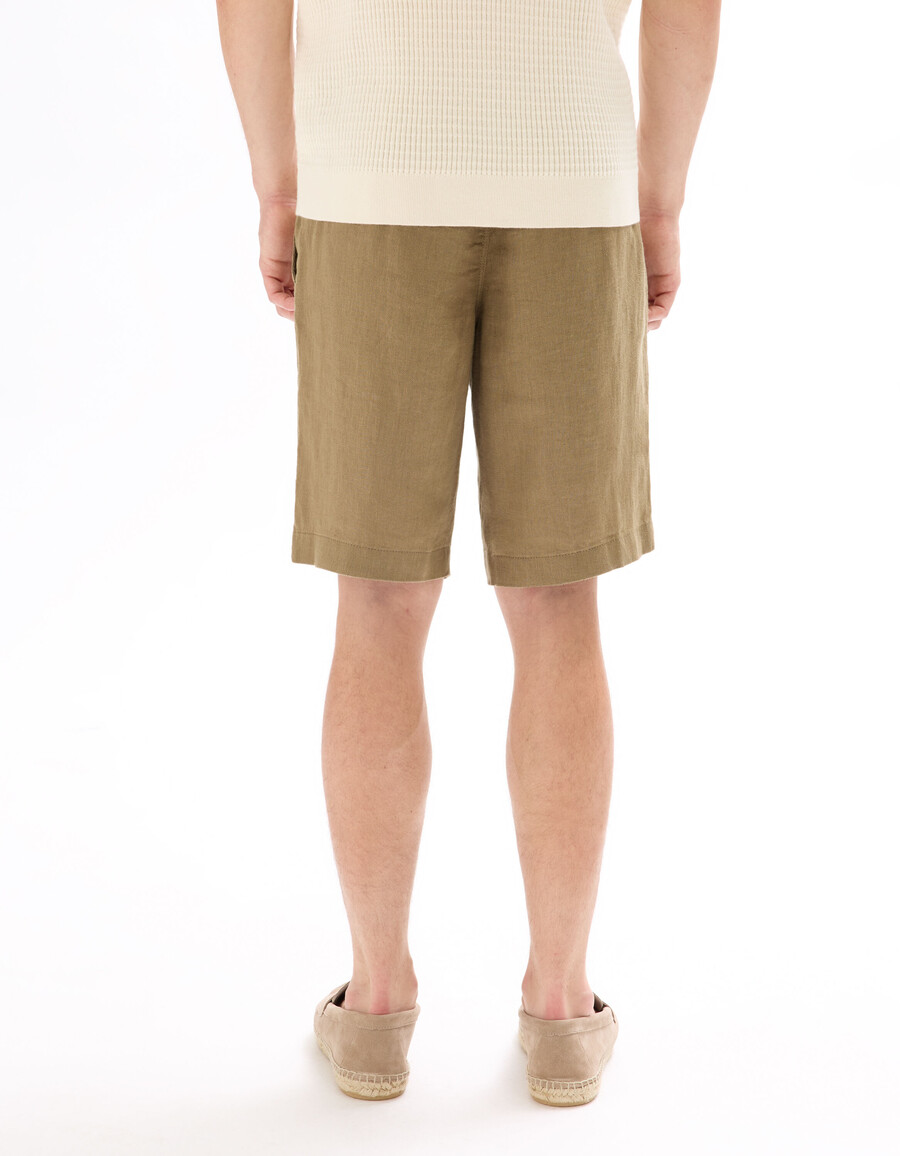 bermudas 100 lino