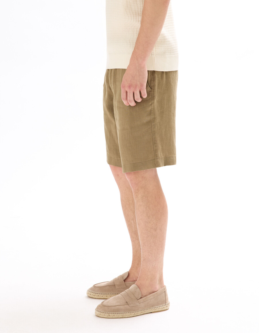 bermudas 100 lino