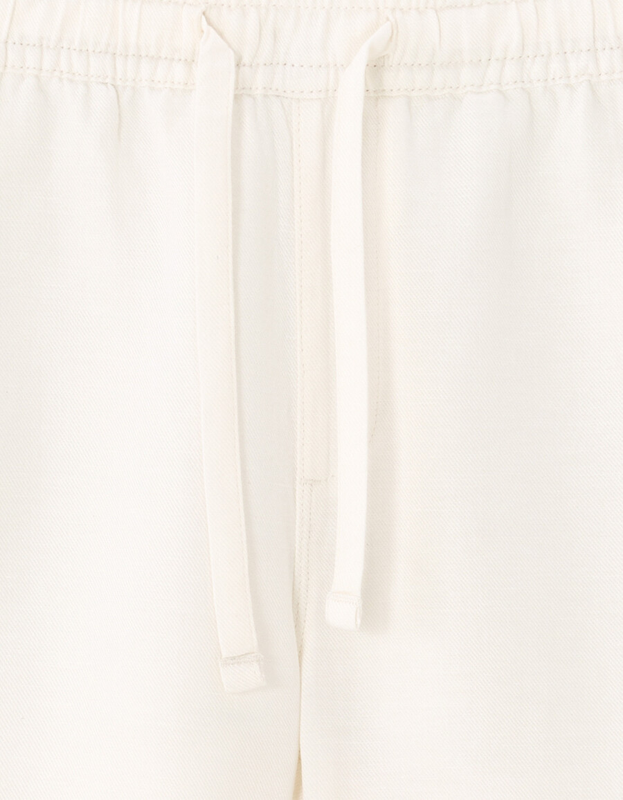 bermudas de mezcla de lino y lyocell tencel