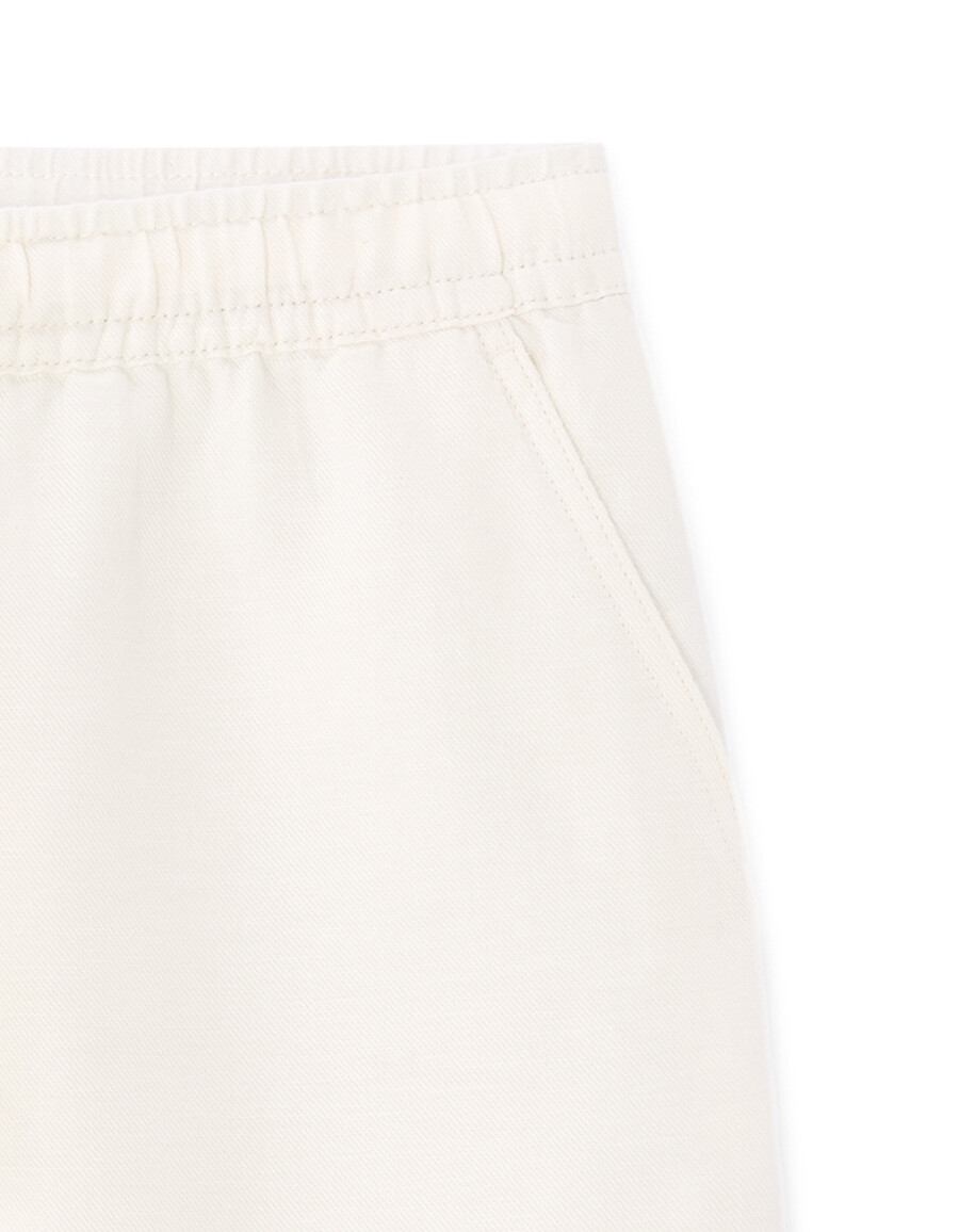 bermudas de mezcla de lino y lyocell tencel