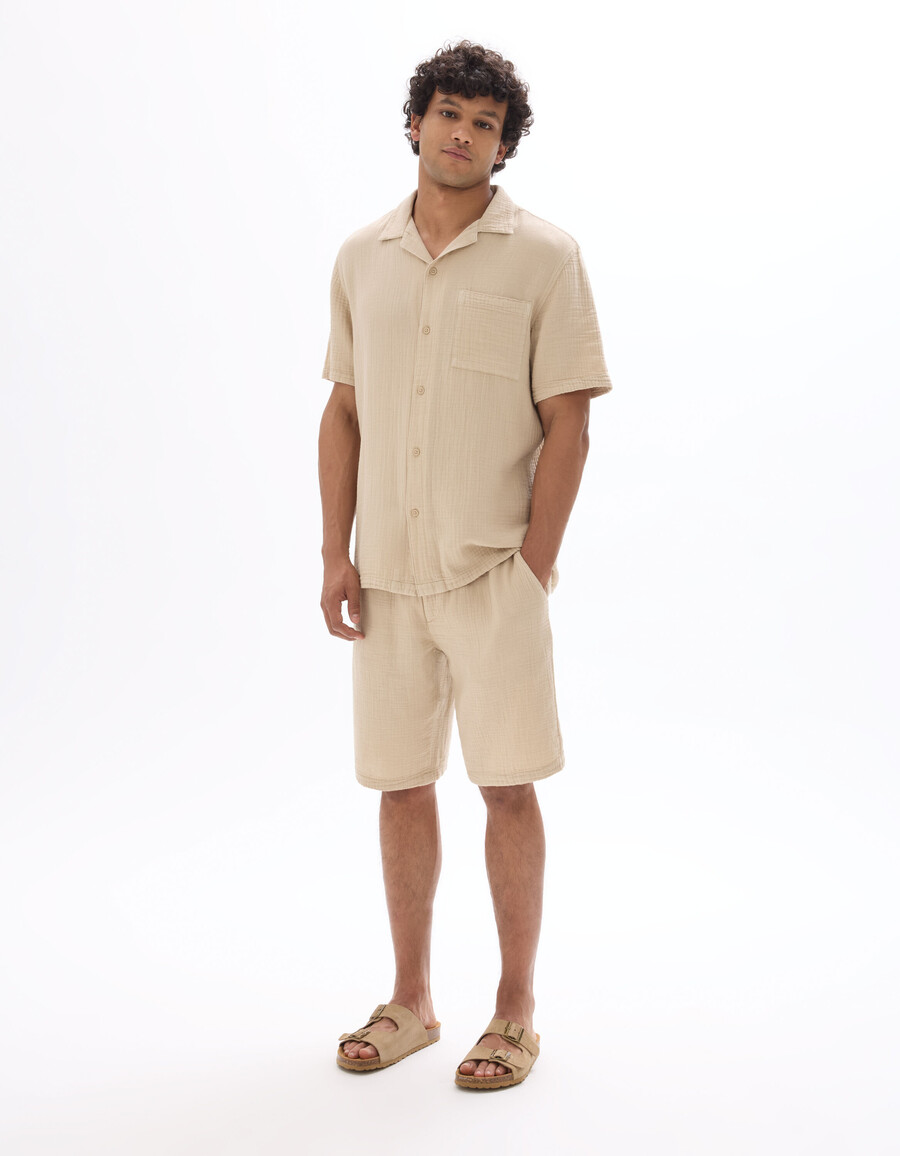 bermudas 100 gasa de algodón