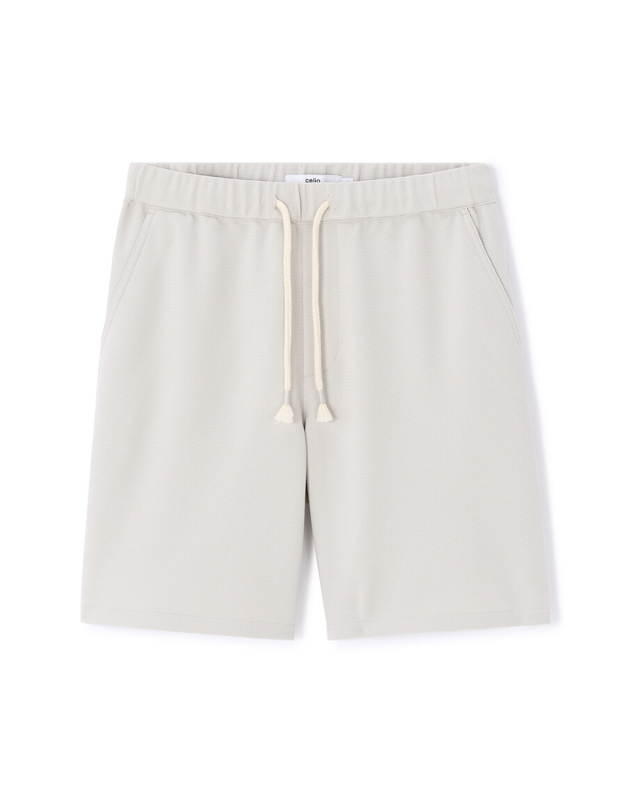 bermudas de piqué elástico