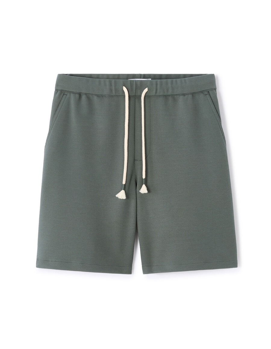 bermudas de piqué elástico