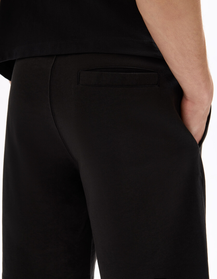 bermudas de corte regular mezcla de algodón