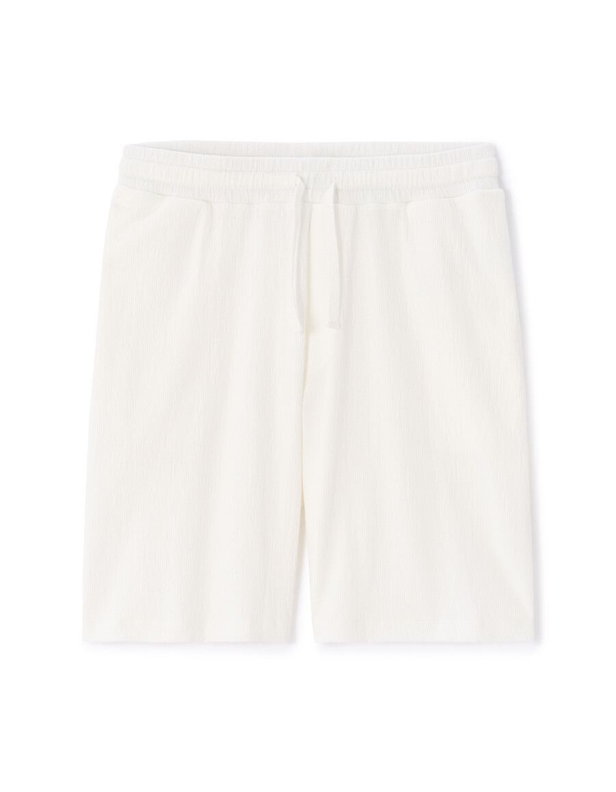 bermudas con cordón en la cintura algodón elástico