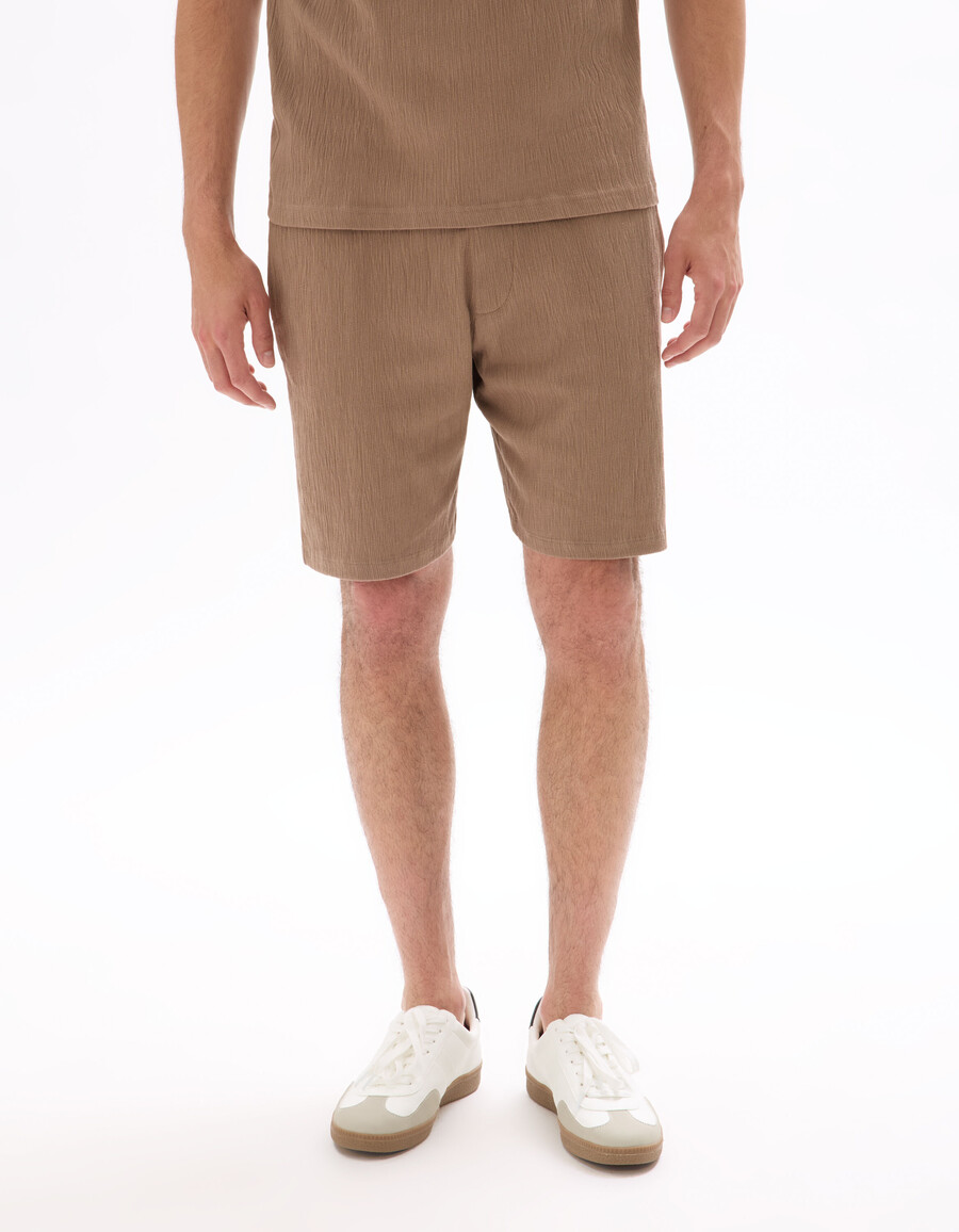 bermudas con cordón en la cintura algodón elástico