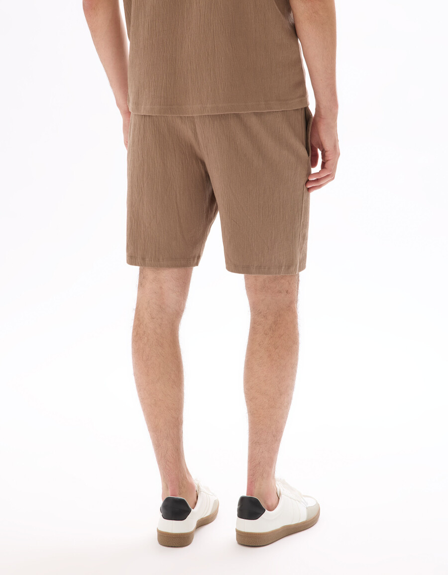 bermudas con cordón en la cintura algodón elástico