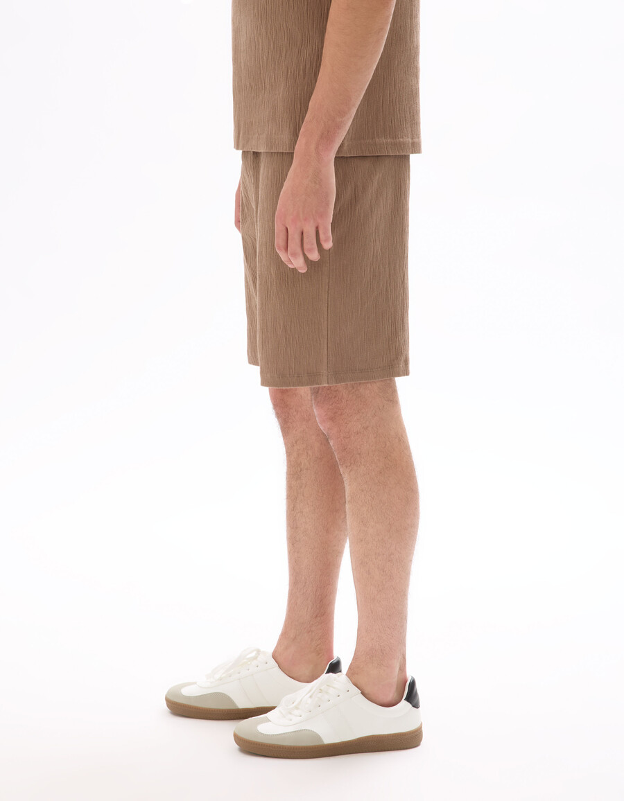 bermudas con cordón en la cintura algodón elástico