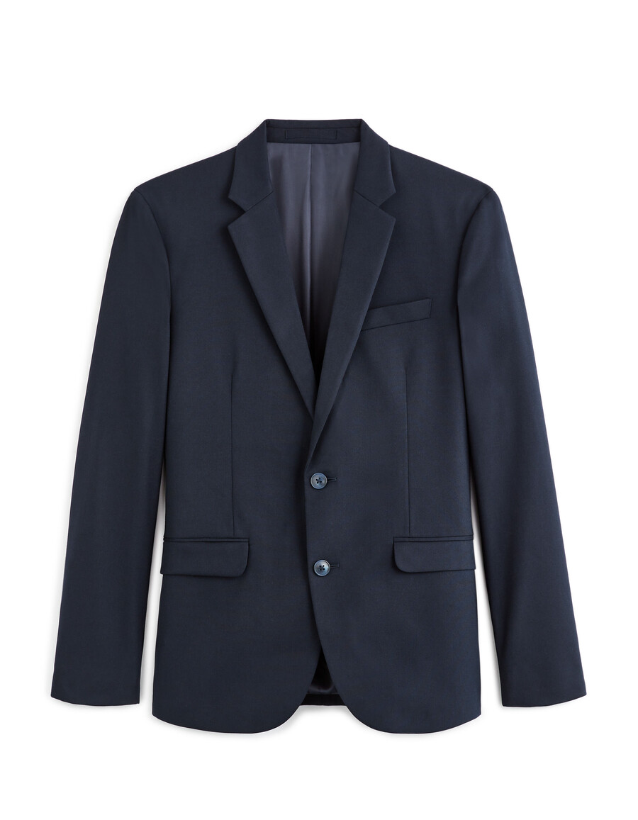 chaqueta de traje ajustada y elástica