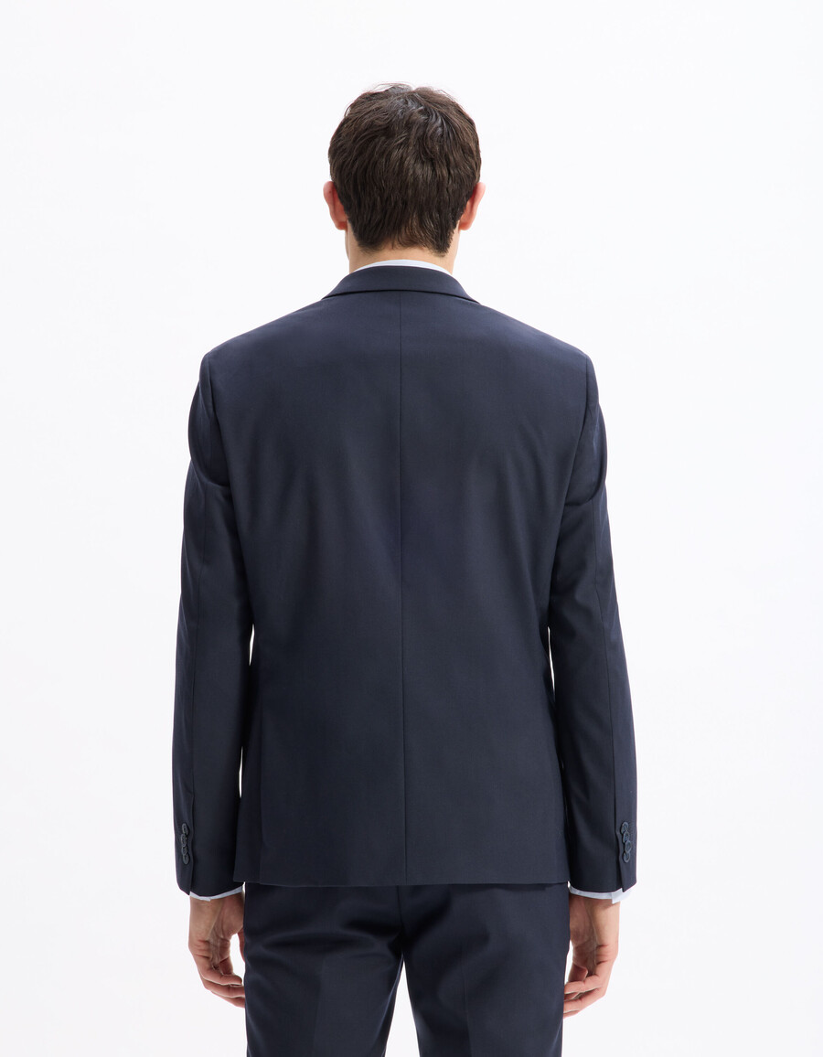 chaqueta de traje ajustada y elástica