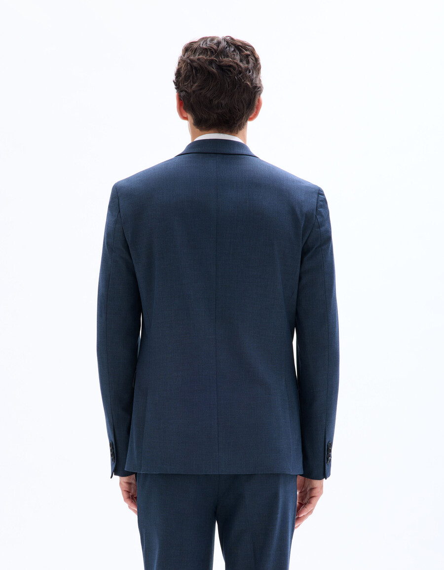 chaqueta de traje ajustada y elástica