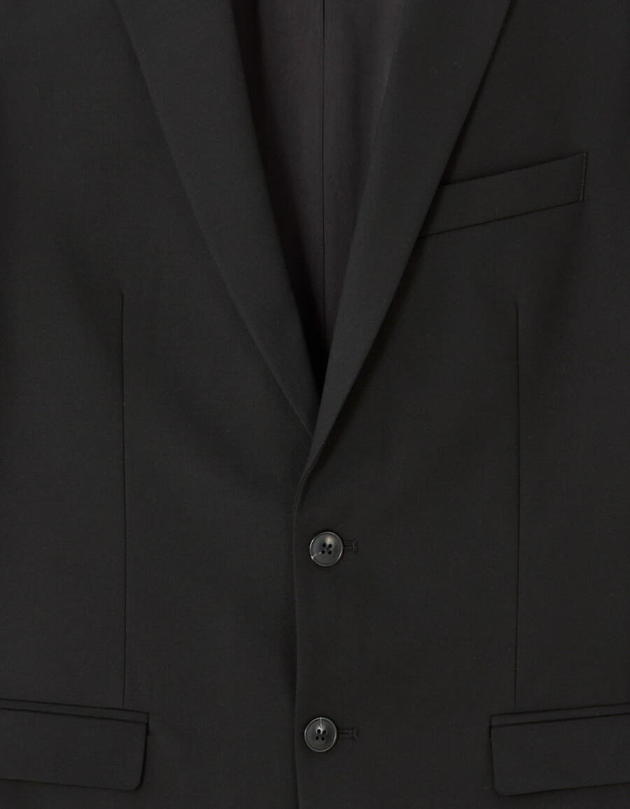 chaqueta de traje bielástica de corte regular