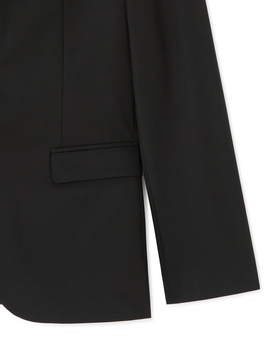chaqueta de traje bielástica de corte regular
