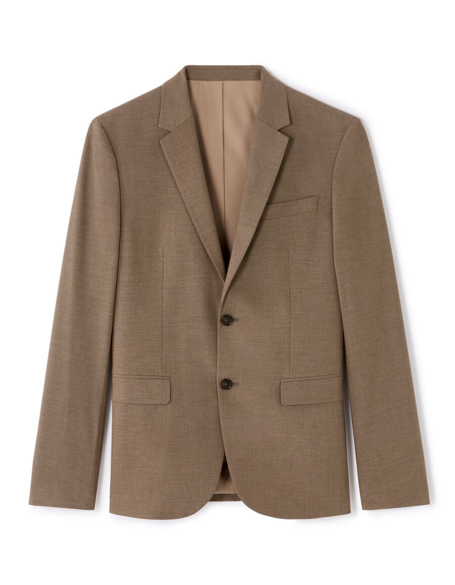 chaqueta de traje bielástica entallada