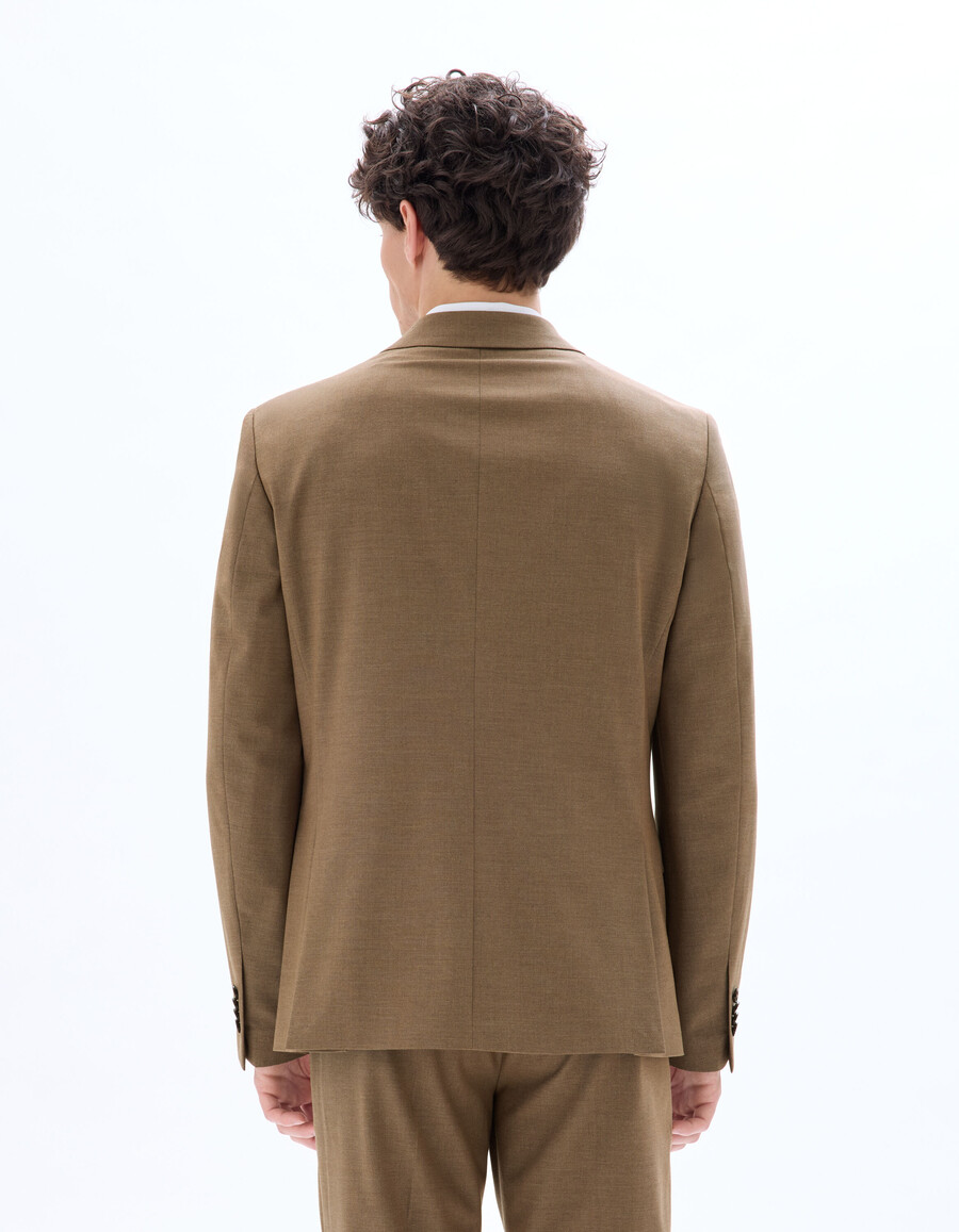 chaqueta de traje bielástica entallada