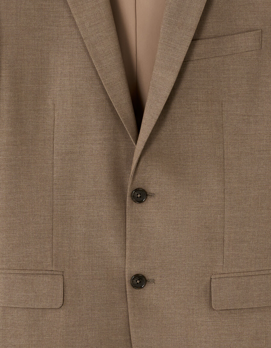 chaqueta de traje bielástica entallada