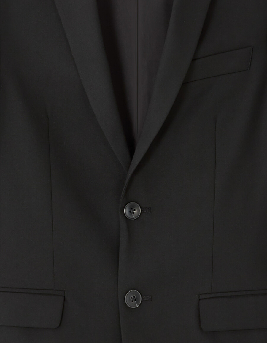 chaqueta de traje bielástica entallada