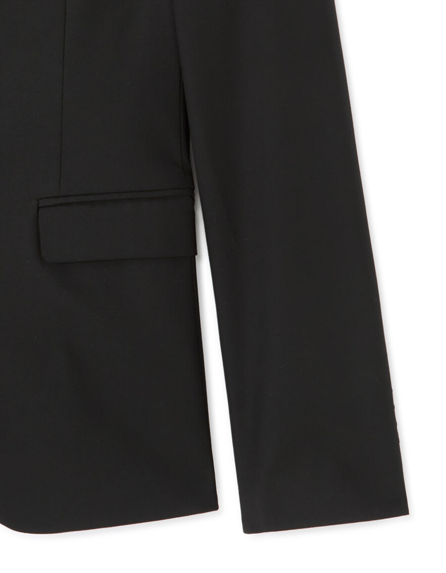 chaqueta de traje bielástica entallada
