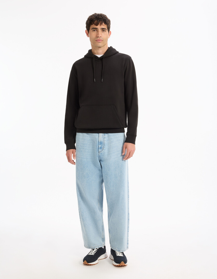 sudadera con capucha de corte regular 100 algodón