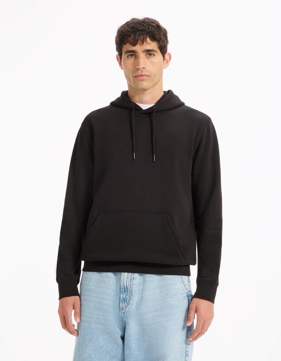 sudadera con capucha de corte regular 100 algodón