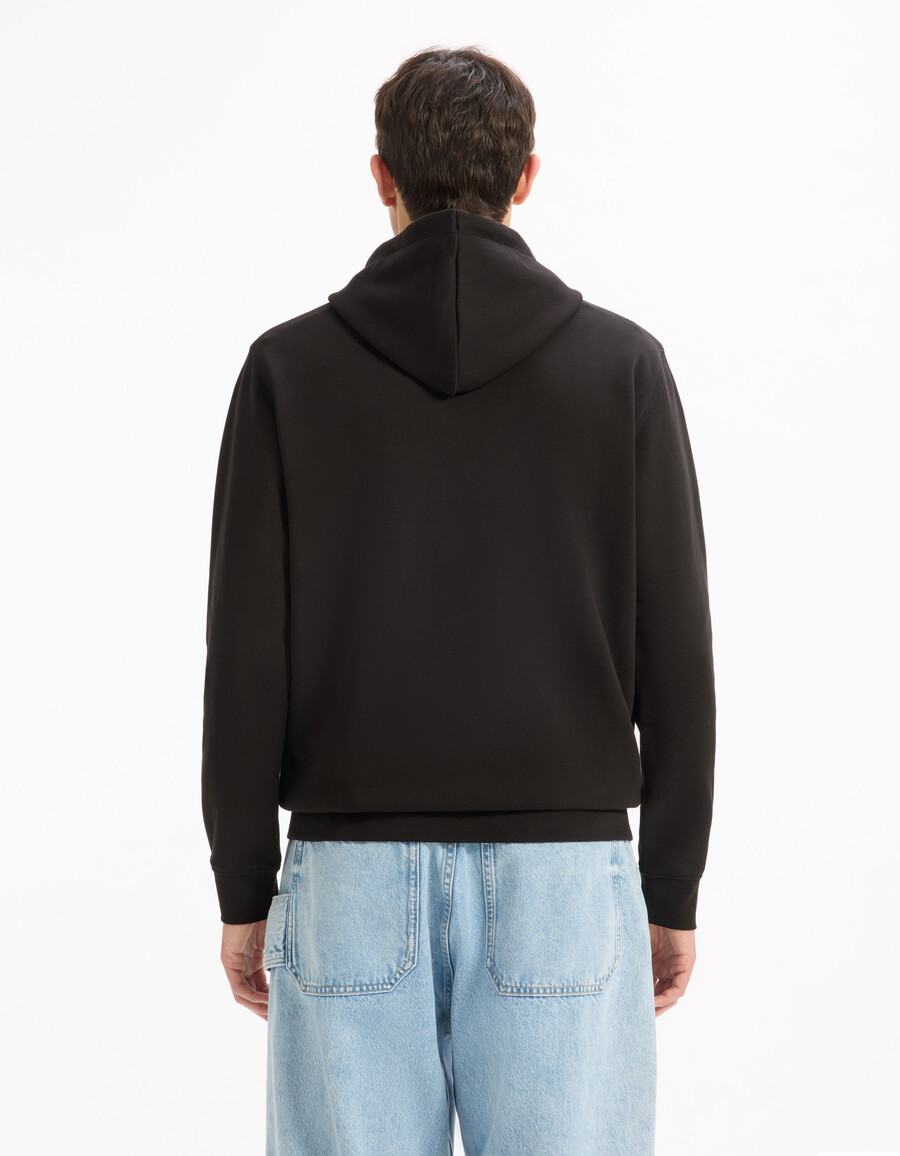 sudadera con capucha de corte regular 100 algodón