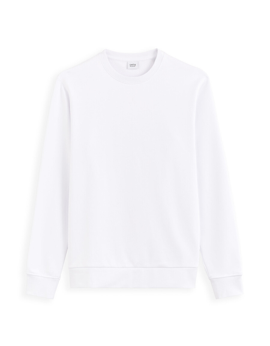 sudadera de cuello redondo regular 100 algodón