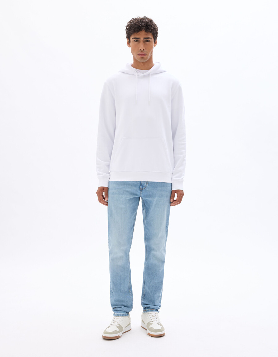 sudadera con capucha de corte regular 100 algodón