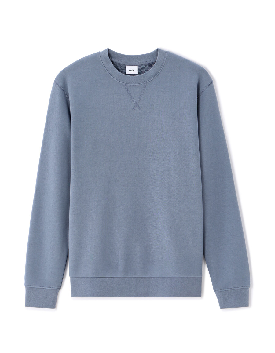 sudadera de cuello redondo regular 100 algodón