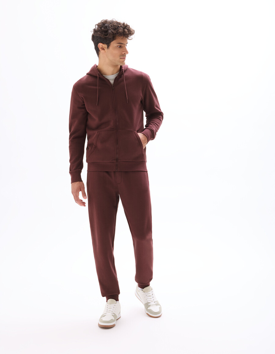 sudadera con capucha y cremallera 100 algodón