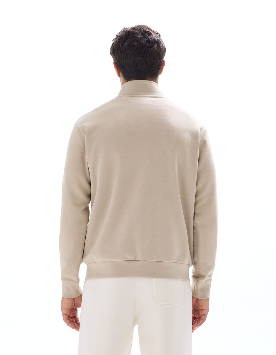sudadera de cuello camionero de corte regular