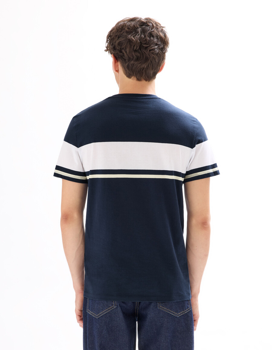 camiseta de cuello redondo regular 100 algodón