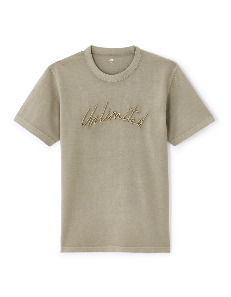 camiseta de cuello redondo cuadrada 100 algodón