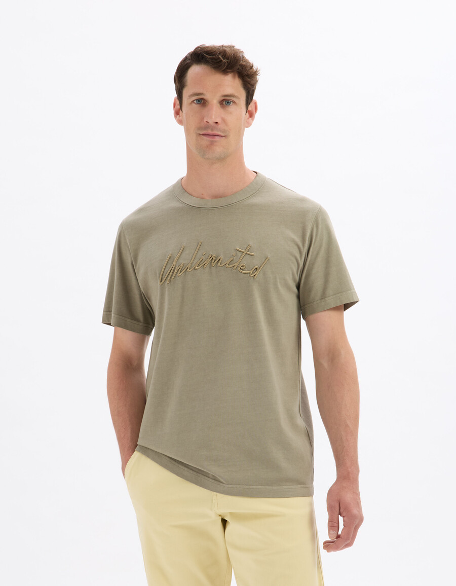 camiseta de cuello redondo cuadrada 100 algodón